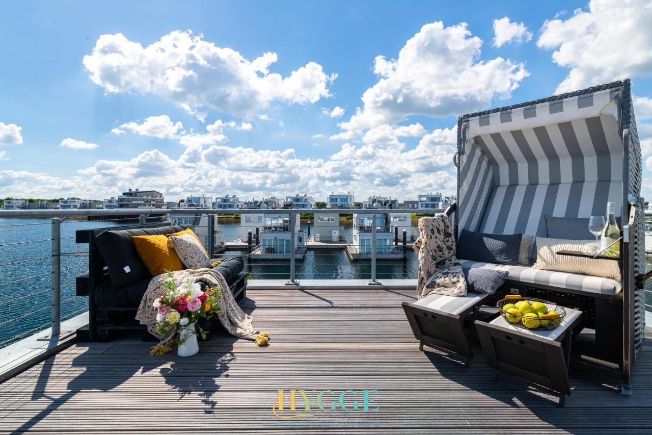 Hotel Schwimmendes Haus Hygge Olpenitz Exteriér fotografie